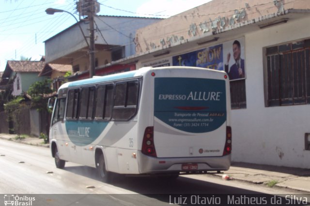 Expresso Allure 35 na cidade de Matozinhos, Minas Gerais, Brasil, por Luiz Otavio Matheus da Silva. ID da foto: 5092253.