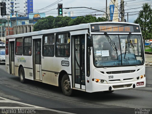 Viação Nova Guarapari 550 na cidade de Guarapari, Espírito Santo, Brasil, por Danilo Moraes. ID da foto: 5092244.