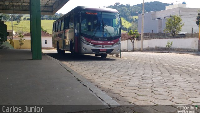 Expresso Gardenia 4145 na cidade de Conceição dos Ouros, Minas Gerais, Brasil, por Carlos Souza. ID da foto: 5026836.