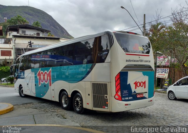 Auto Viação 1001 RJ 108.1091 na cidade de Nova Friburgo, Rio de Janeiro, Brasil, por Giuseppe Carvalho. Número da foto: #5027068.