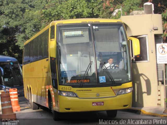 Viação Itapemirim 45613 na cidade de São Paulo, São Paulo, Brasil, por Marcos de Alcantara Pinto. ID da foto: 5026600.