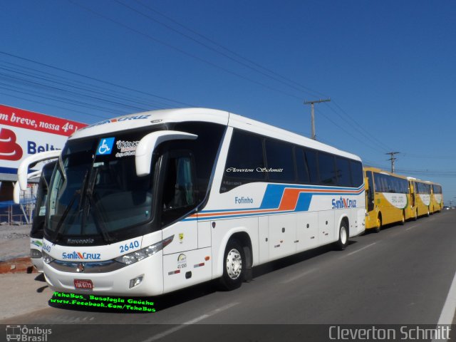 VUSC - Viação União Santa Cruz 2640 na cidade de Santa Maria, Rio Grande do Sul, Brasil, por Cleverton Schmitt. Número da foto: #5028133.