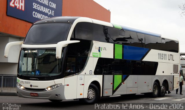 UTIL - União Transporte Interestadual de Luxo 11511 na cidade de Rio de Janeiro, Rio de Janeiro, Brasil, por Cristiano Soares da Silva. Número da foto: #5027188.