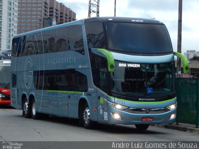 Viação Garcia 8921 na cidade de São Paulo, São Paulo, Brasil, por André Luiz Gomes de Souza. ID da foto: 5029163.