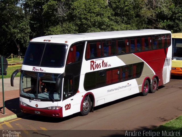 Rios Tur 120 na cidade de Foz do Iguaçu, Paraná, Brasil, por André Felipe Mudrei. Número da foto: #5031775.