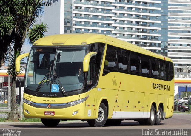 Viação Itapemirim 60727 na cidade de Curitiba, Paraná, Brasil, por Luiz Scarabotto . Número da foto: #5029616.