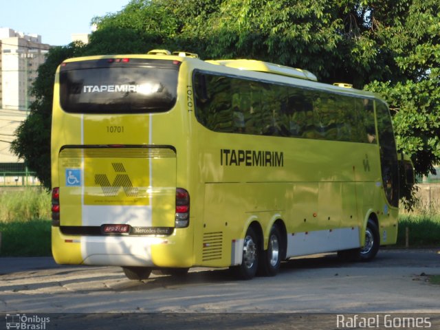 Viação Itapemirim 10701 na cidade de Campos dos Goytacazes, Rio de Janeiro, Brasil, por Rafael Gomes . Número da foto: #5030058.