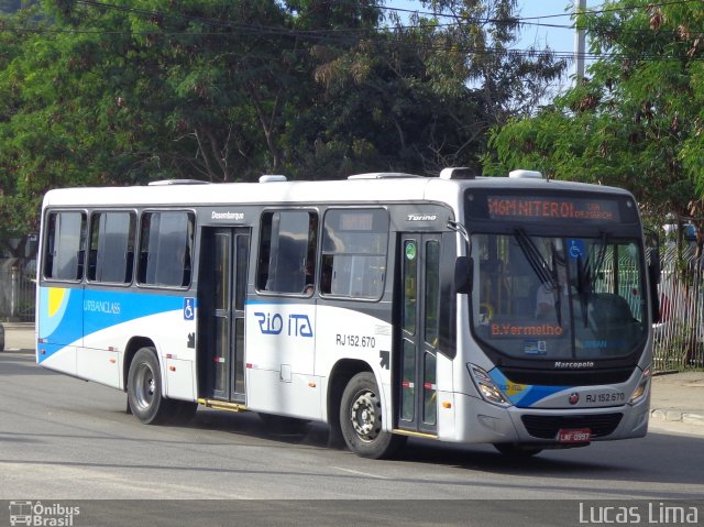 Rio Ita RJ 152.670 na cidade de Niterói, Rio de Janeiro, Brasil, por Lucas Lima. Número da foto: #5032707.