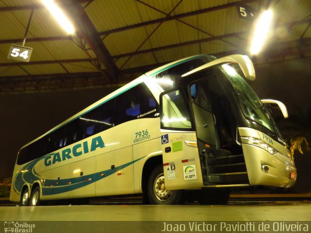 Viação Garcia 7936 na cidade de Londrina, Paraná, Brasil, por Joao Victor Paviotti de Oliveira. Número da foto: #5032848.
