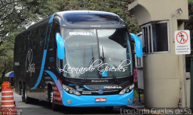 Empresa de Ônibus Nossa Senhora da Penha 52010 na cidade de São Paulo, São Paulo, Brasil, por Leonardo Guedes de Sá. Número da foto: #5033753.