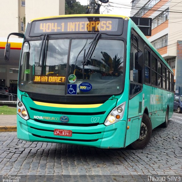 FAOL - Friburgo Auto Ônibus 027 na cidade de Nova Friburgo, Rio de Janeiro, Brasil, por Thiago Silva. Número da foto: #5032057.