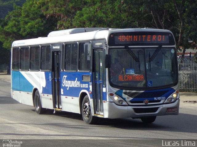 Auto Ônibus Fagundes RJ 101.133 na cidade de Niterói, Rio de Janeiro, Brasil, por Lucas Lima. Número da foto: #5032700.