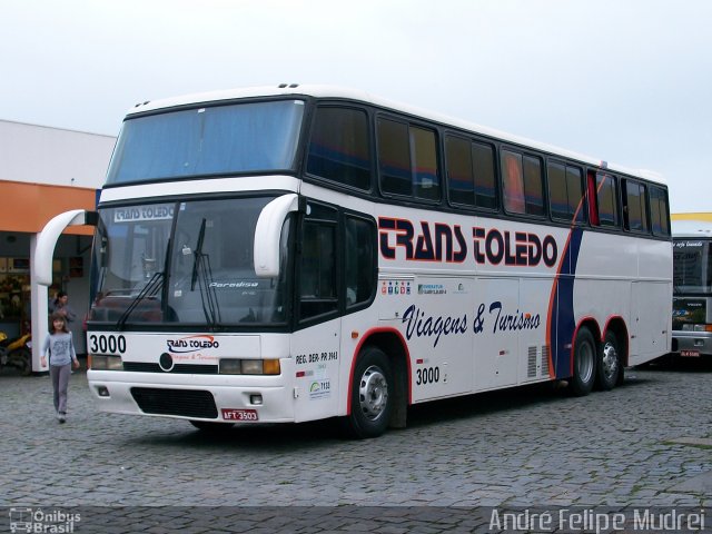 Trans Toledo Viagens e Turismo 3000 na cidade de São José dos Pinhais, Paraná, Brasil, por André Felipe Mudrei. ID da foto: 5031889.