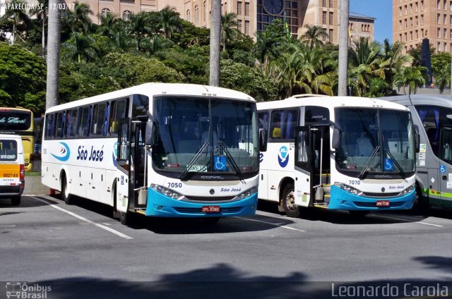 Expresso São José 7050 na cidade de Aparecida, São Paulo, Brasil, por Leonardo Carola. ID da foto: 5035900.