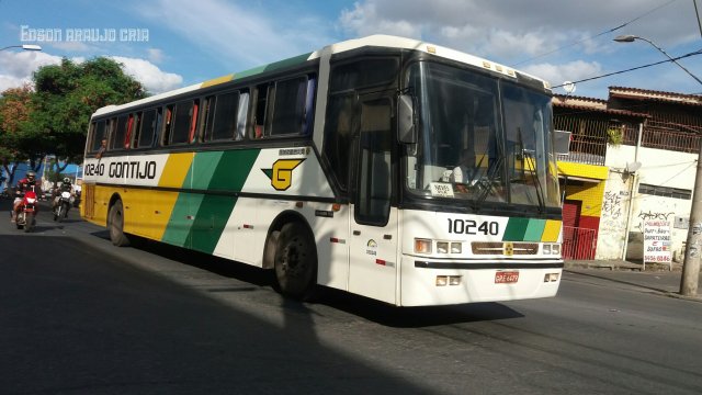 Empresa Gontijo de Transportes 10240 na cidade de Belo Horizonte, Minas Gerais, Brasil, por Edson Reis de Araujo. ID da foto: 5035211.