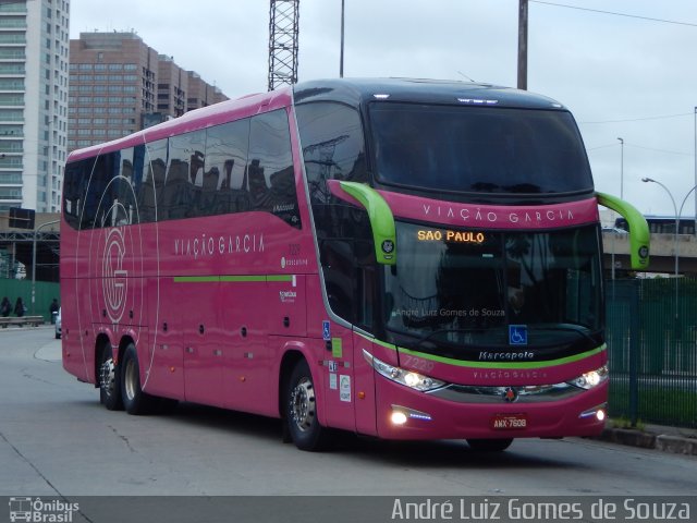 Viação Garcia 7229 na cidade de São Paulo, São Paulo, Brasil, por André Luiz Gomes de Souza. ID da foto: 5035651.