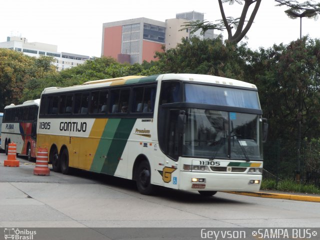 Empresa Gontijo de Transportes 11305 na cidade de São Paulo, São Paulo, Brasil, por José Geyvson da Silva. ID da foto: 5035372.