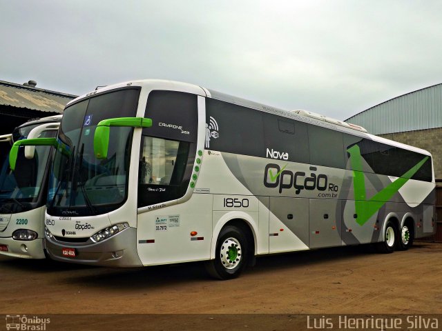 Nova Opção Turismo 1850 na cidade de Varginha, Minas Gerais, Brasil, por Luis Henrique Silva. Número da foto: #5037134.