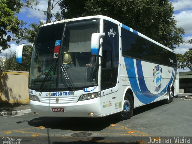 Cardoso Turismo 1400 na cidade de Curvelo, Minas Gerais, Brasil, por Josimar Vieira. Número da foto: #5037865.
