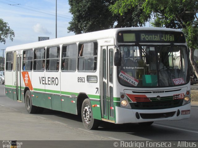 Auto Viação Veleiro 8563 na cidade de Maceió, Alagoas, Brasil, por Rodrigo Fonseca. Número da foto: #5036906.