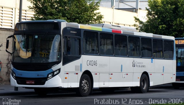Real Auto Ônibus C41246 na cidade de Rio de Janeiro, Rio de Janeiro, Brasil, por Cristiano Soares da Silva. Número da foto: #5038174.