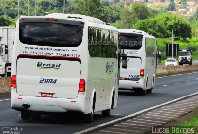 Trans Brasil > TCB - Transporte Coletivo Brasil 2984 na cidade de Uberaba, Minas Gerais, Brasil, por Lucas Borges . Número da foto: #5040155.