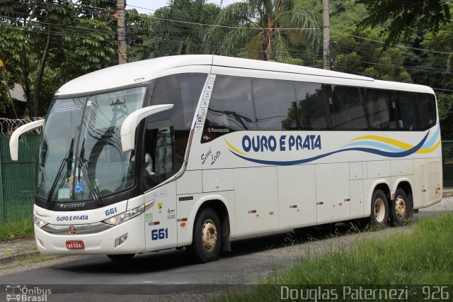 Viação Ouro e Prata 661 na cidade de São Paulo, São Paulo, Brasil, por Douglas Paternezi. ID da foto: 5040525.