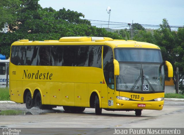 Viação Nordeste 1703 na cidade de Natal, Rio Grande do Norte, Brasil, por Joao Paulo Nascimento Silva. Número da foto: #5040467.