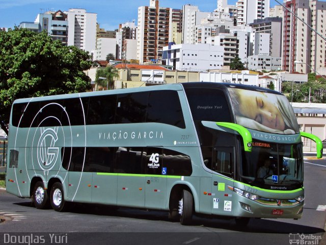 Viação Garcia 7217 na cidade de Ribeirão Preto, São Paulo, Brasil, por Douglas Yuri. Número da foto: #5038337.