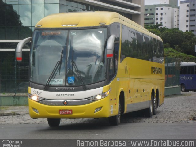 Viação Itapemirim 60555 na cidade de Fortaleza, Ceará, Brasil, por Ramon Barbosa do Nascimento. Número da foto: #5039048.