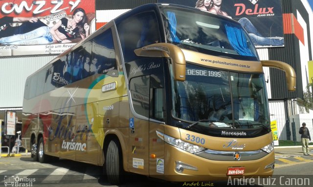 Poloni Turismo 3300 na cidade de Goiânia, Goiás, Brasil, por André Luiz Canon. Número da foto: #5038673.