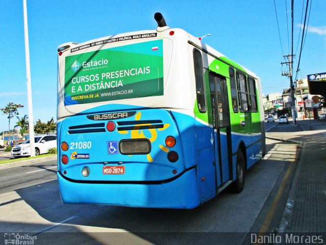 Santa Zita Transportes Coletivos 21080 na cidade de Vitória, Espírito Santo, Brasil, por Danilo Moraes. Número da foto: #5093963.