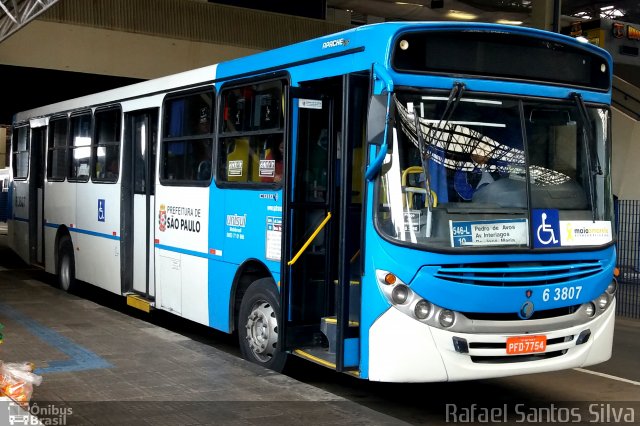Viação Paratodos > São Jorge > Metropolitana São Paulo > Mobibrasil 6 3807 na cidade de São Paulo, São Paulo, Brasil, por Rafael Santos Silva. Número da foto: #5092822.