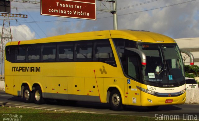 Viação Itapemirim 60529 na cidade de Vitória, Espírito Santo, Brasil, por Saimom  Lima. ID da foto: 5094245.