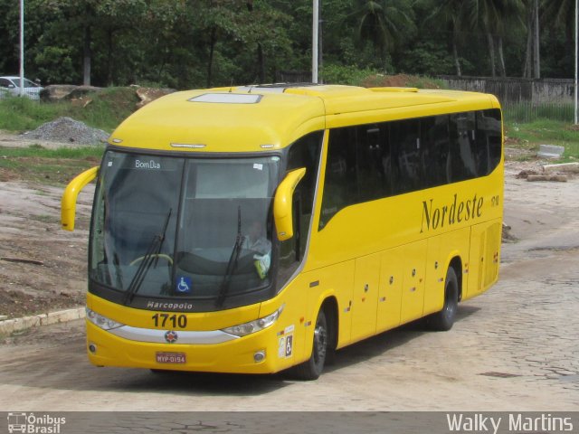 Viação Nordeste 1710 na cidade de João Pessoa, Paraíba, Brasil, por Walky Martins Nascimento. Número da foto: #5094295.