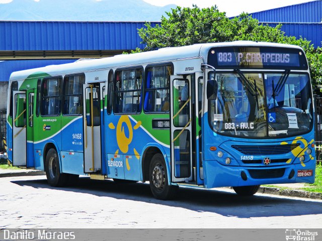 Serramar Transporte Coletivo 14168 na cidade de Serra, Espírito Santo, Brasil, por Danilo Moraes. Número da foto: #5093902.