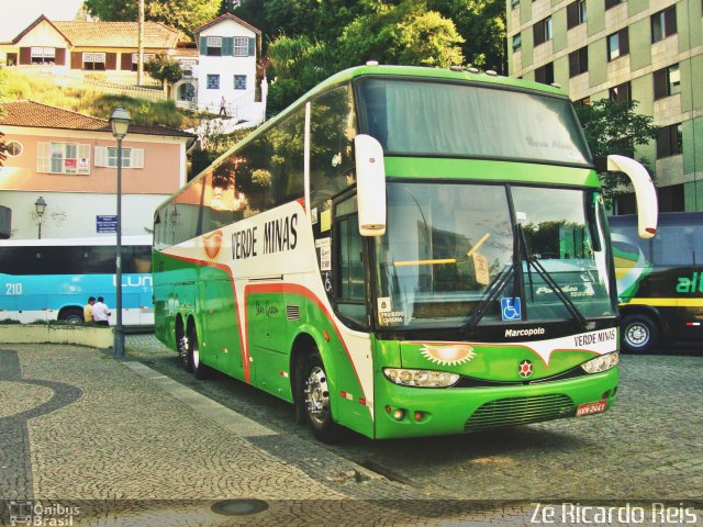 Viação Verde Minas 4767 na cidade de Petrópolis, Rio de Janeiro, Brasil, por Zé Ricardo Reis. Número da foto: #5093246.
