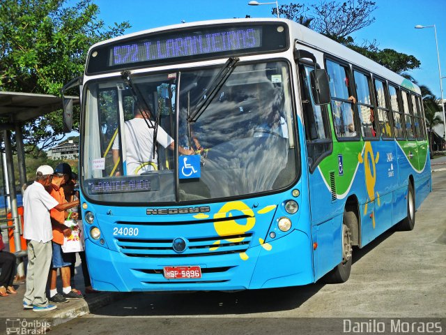 Unimar Transportes 24080 na cidade de Vitória, Espírito Santo, Brasil, por Danilo Moraes. ID da foto: 5094040.