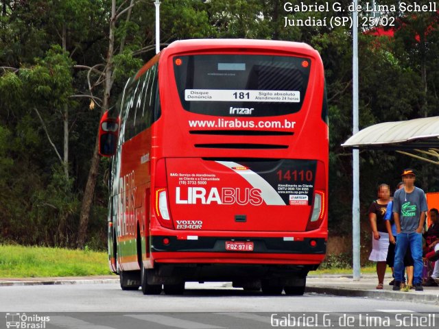 Lirabus 14110 na cidade de Jundiaí, São Paulo, Brasil, por Gabriel Giacomin de Lima. ID da foto: 5094145.