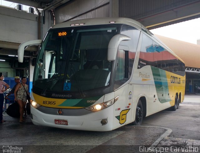 Empresa Gontijo de Transportes 18365 na cidade de Rio de Janeiro, Rio de Janeiro, Brasil, por Giuseppe Carvalho. Número da foto: #5113016.