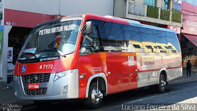 Pêssego Transportes 4 7172 na cidade de São Paulo, São Paulo, Brasil, por Luciano Ferreira da Silva. Número da foto: #5114188.