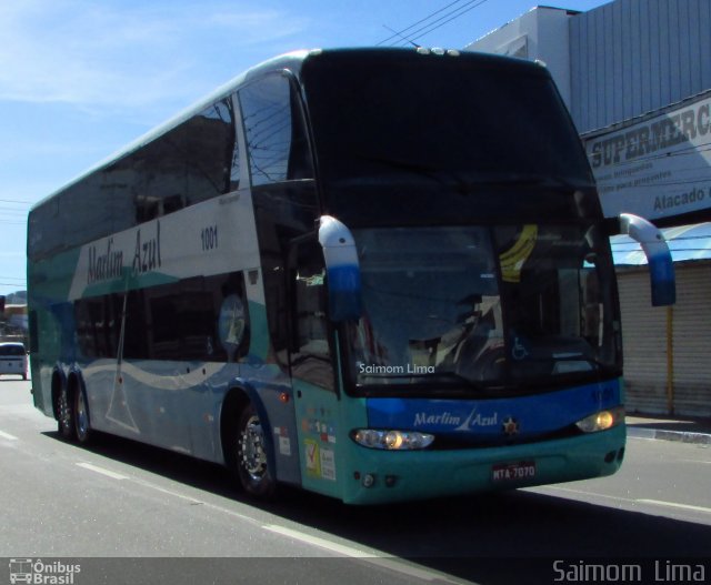 Marlim Azul Turismo 1001 na cidade de Vila Velha, Espírito Santo, Brasil, por Saimom  Lima. ID da foto: 5114272.