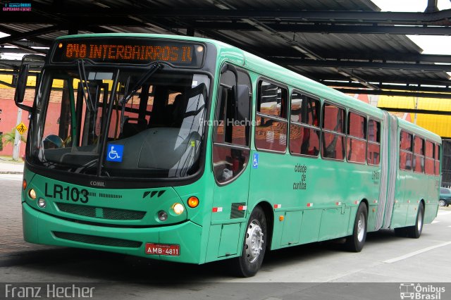 Araucária Transportes Coletivos LR103 na cidade de Curitiba, Paraná, Brasil, por Franz Hecher. ID da foto: 5114621.