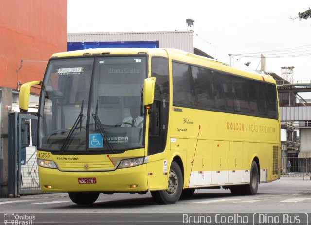 Viação Itapemirim 45805 na cidade de Rio de Janeiro, Rio de Janeiro, Brasil, por Bruno Coelho. Número da foto: #5114610.