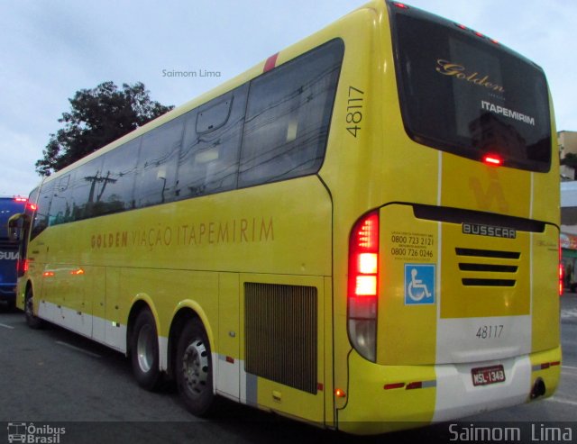 Viação Itapemirim 48117 na cidade de Vitória, Espírito Santo, Brasil, por Saimom  Lima. ID da foto: 5114300.