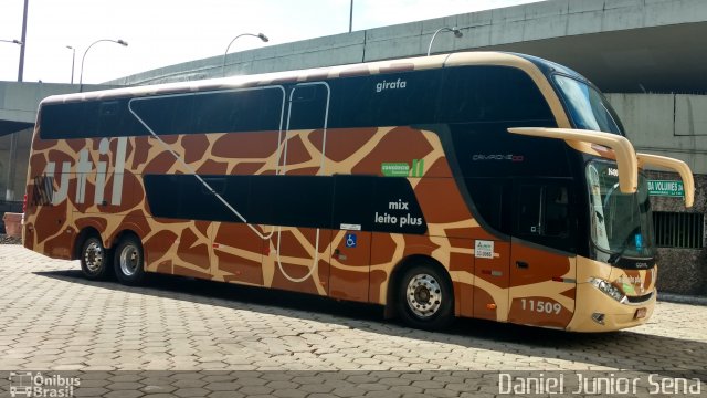 UTIL - União Transporte Interestadual de Luxo 11509 na cidade de Belo Horizonte, Minas Gerais, Brasil, por Daniel Junior Sena. Número da foto: #5115288.