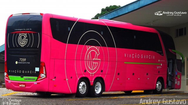 Viação Garcia 7259 na cidade de Curitiba, Paraná, Brasil, por Andrey Gustavo. Número da foto: #5115611.