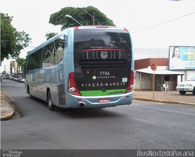 Viação Garcia 7756 na cidade de Apucarana, Paraná, Brasil, por Josino Vieira. Número da foto: #5116970.