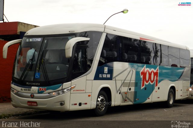 Auto Viação 1001 RJ 108.188 na cidade de Niterói, Rio de Janeiro, Brasil, por Franz Hecher. ID da foto: 5116093.