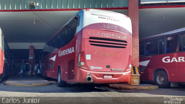 Expresso Gardenia 3245 na cidade de Pouso Alegre, Minas Gerais, Brasil, por Carlos Souza. Número da foto: #5119858.